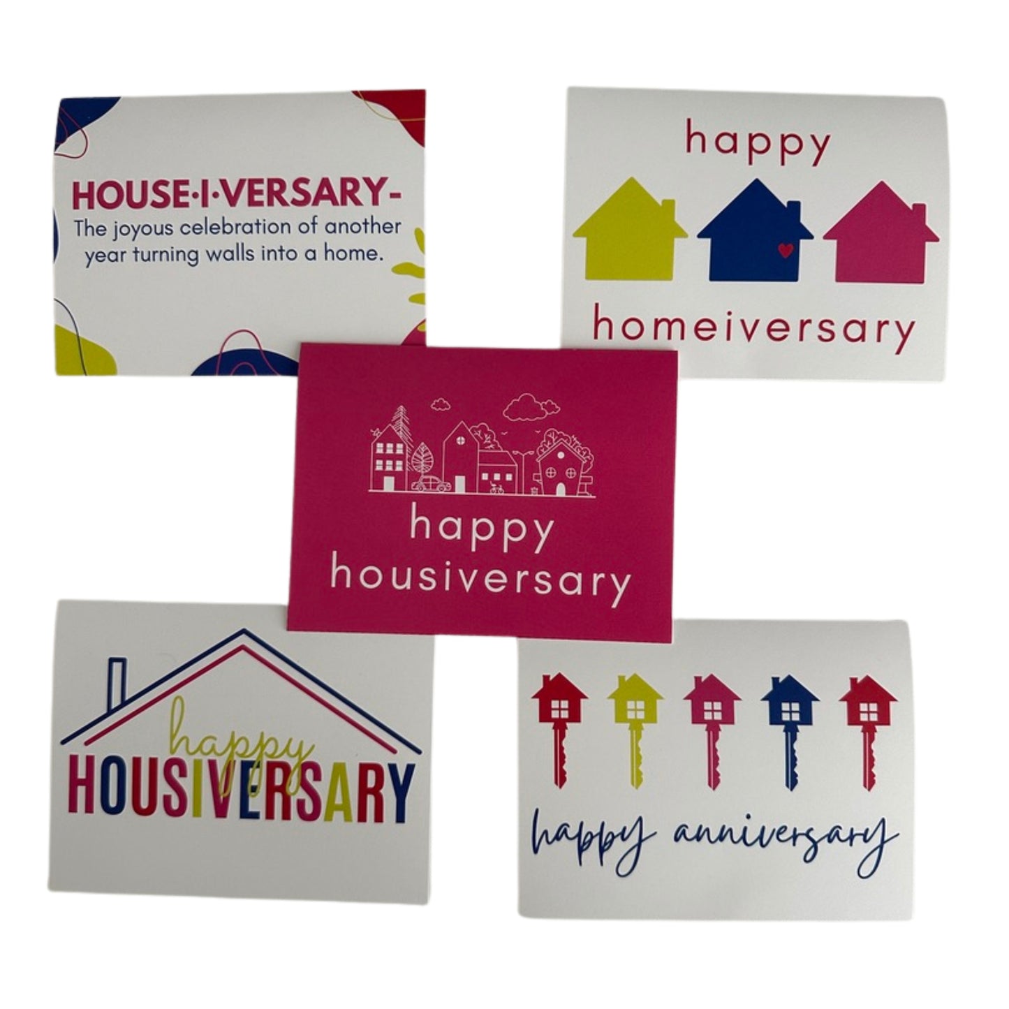 Year After Year – Client Home Anniversary Cards (Set of 5)