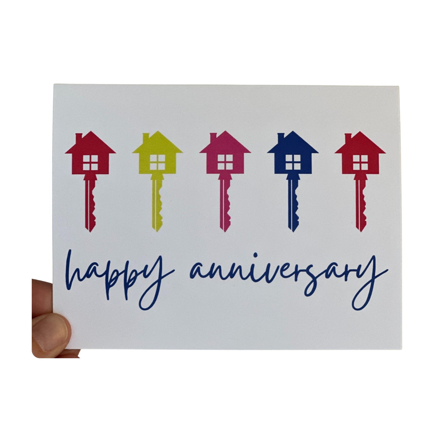 From Keys to Home Anniversary Card