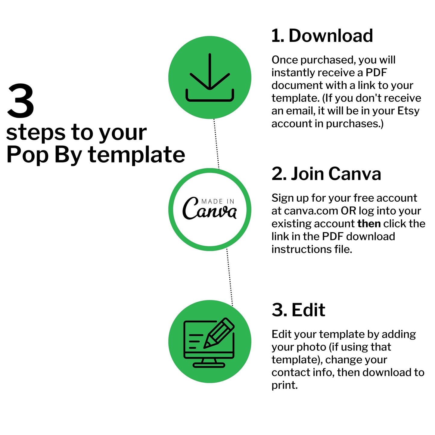 St. Patricks Bright Day Pop By Tag- Instant Download