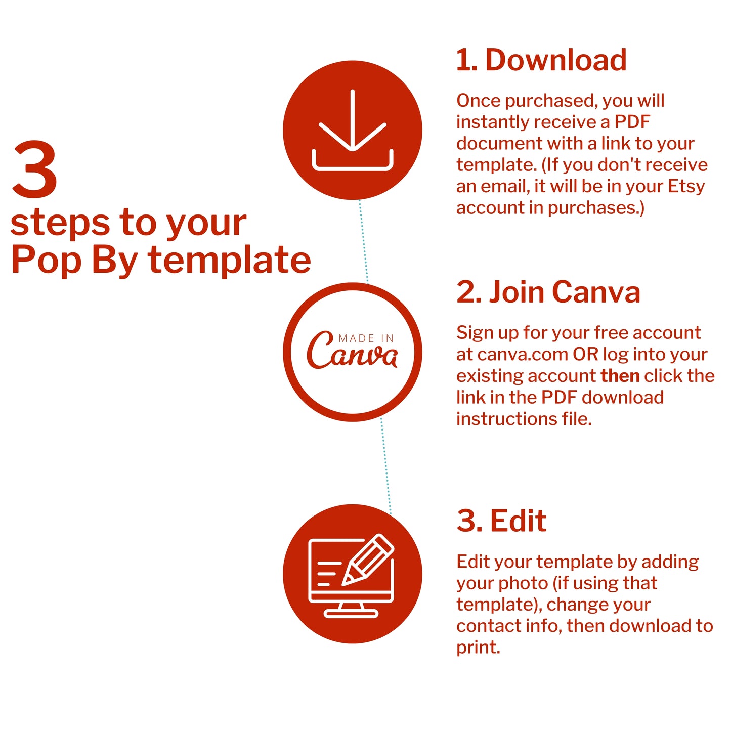 Rain or Shine Pop By Tag- Instant Download