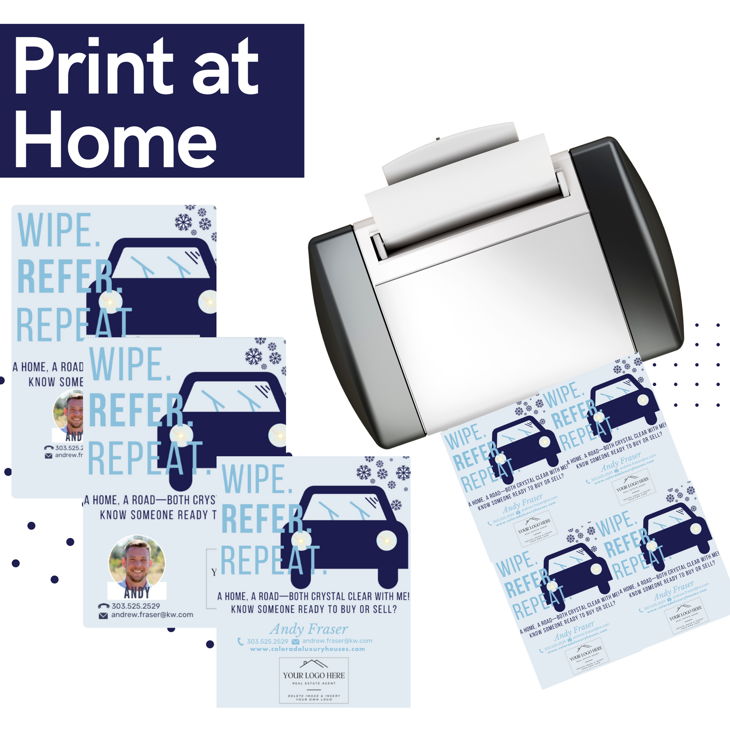 Wipe. Refer. Repeat. Pop By- Instant Download