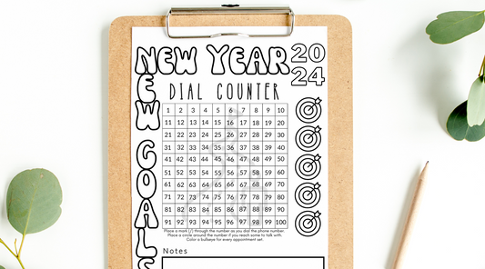 New Year, New Goal Dial Counter