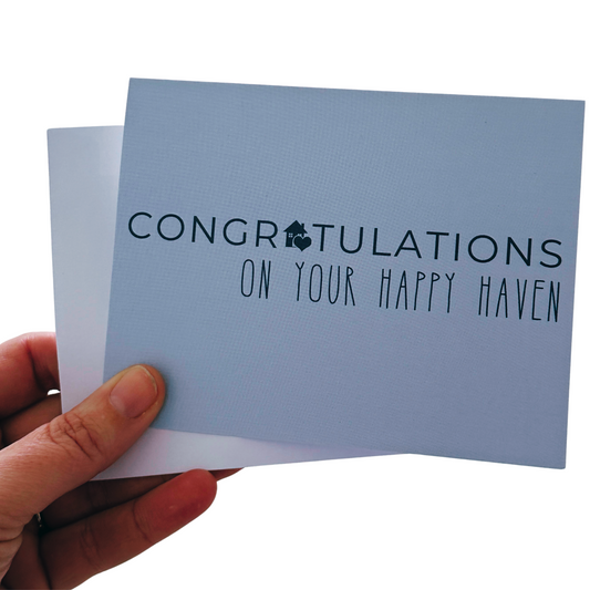 Housewarming Greeting Card- Happy Haven