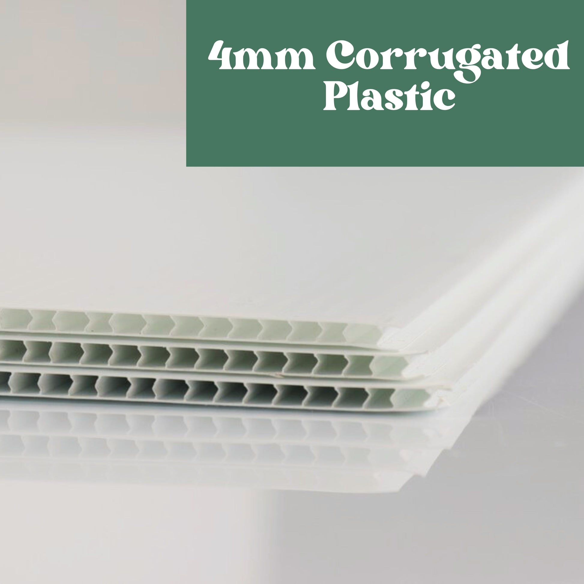 4mm corrugated plastic sign rider