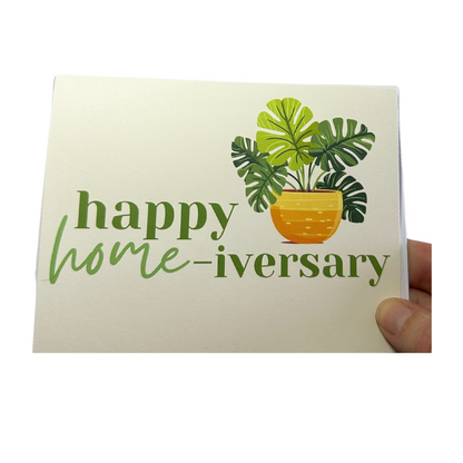 Happy Housiverary Greeting Card- Plants