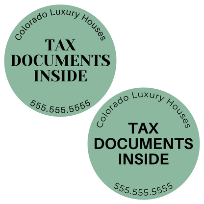Mint 2" Tax Documents Inside Sticker