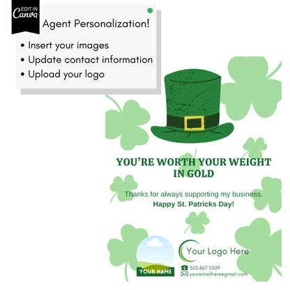 Pot of Gold Pop By Tag- Instant Download