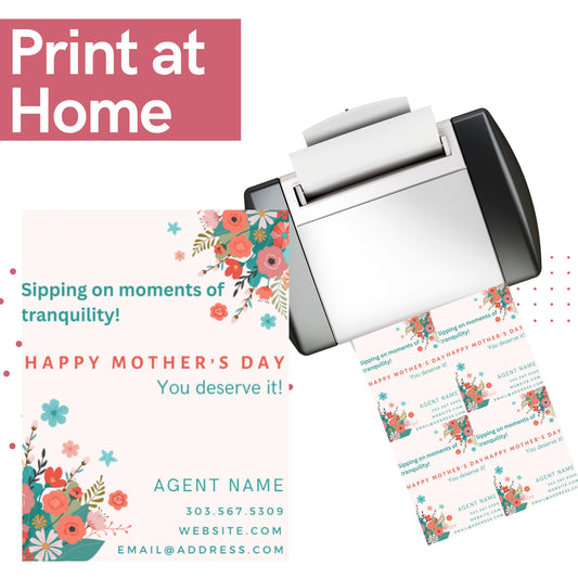 Mothers Day Celebrate Pop By Tag- Instant Download