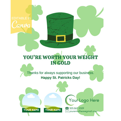 Pot of Gold Pop By Tag- Instant Download