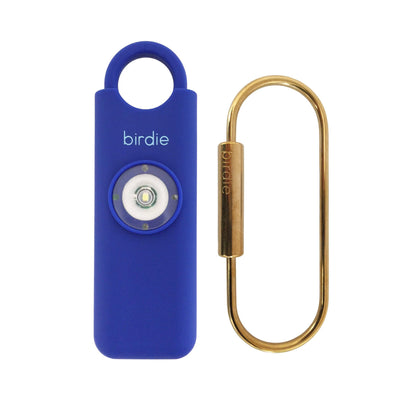 Metallic Blue Personal Safety Alarm x She's Birdie