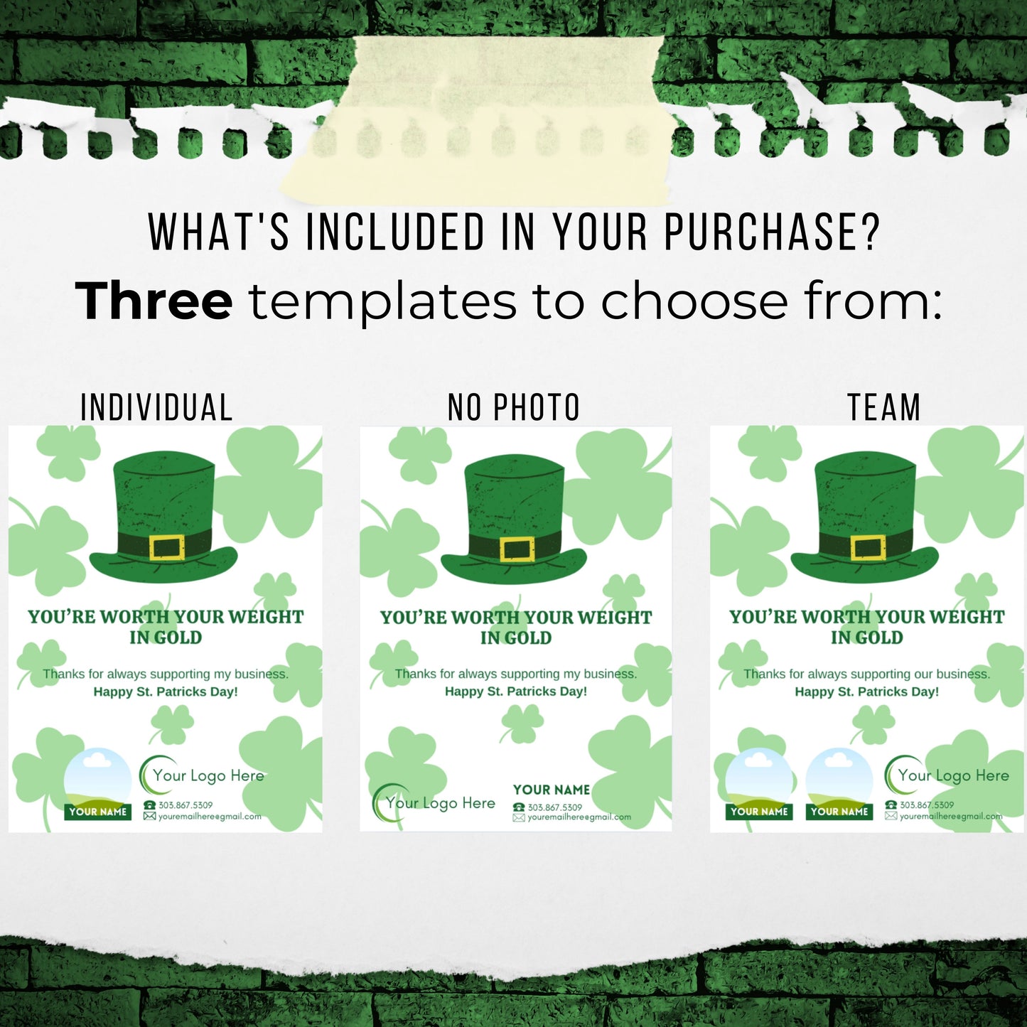 Pot of Gold Pop By Tag- Instant Download