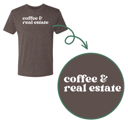 Real Estate and Coffee Ultra Comfy T-Shirt