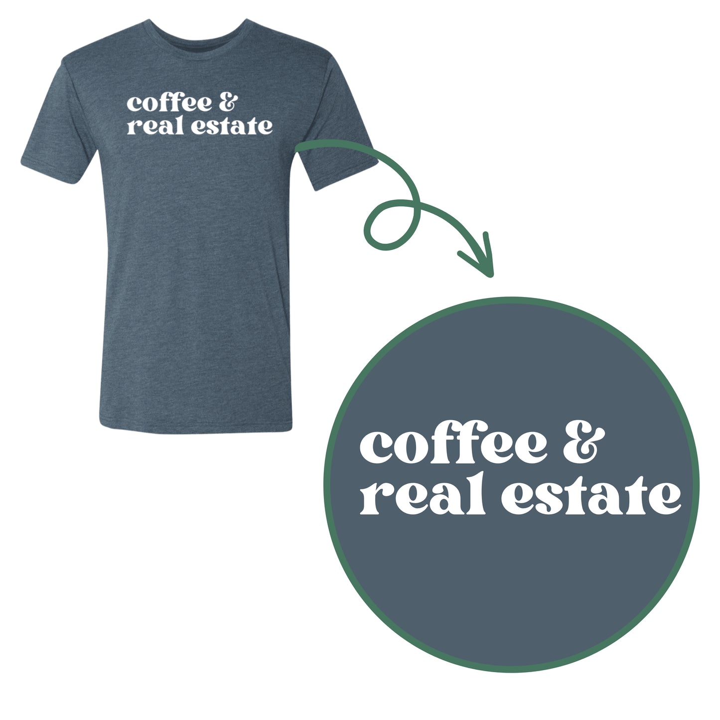 Real Estate and Coffee Ultra Comfy T-Shirt