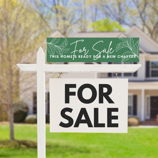 green for sale rider with green leaf 