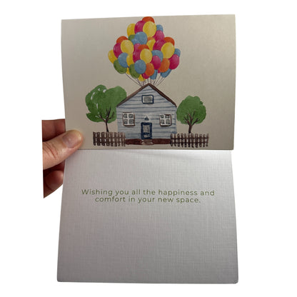 Housewarming Greeting Card- Up Up Up & Away