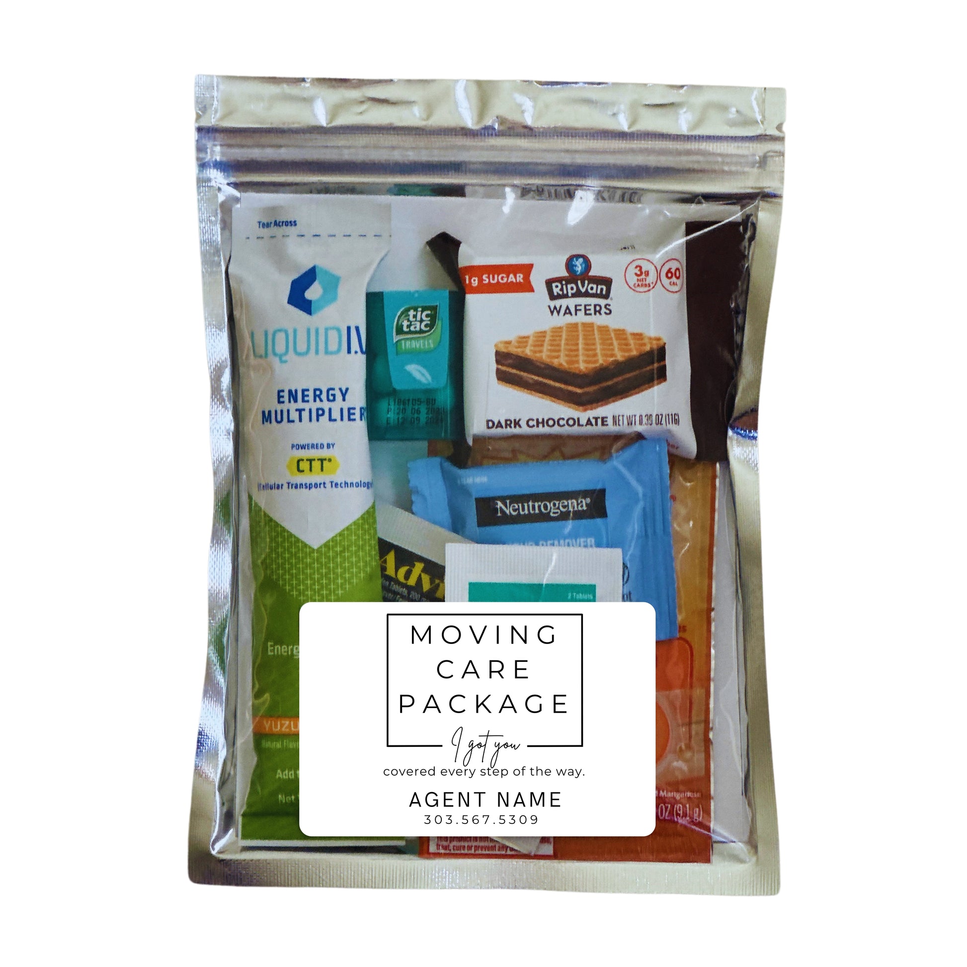 single agent moving care package
