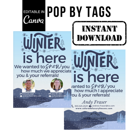 Winter is Here Pop By- Instant Download