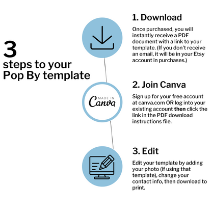 Crystal Clear Pop By- Instant Download