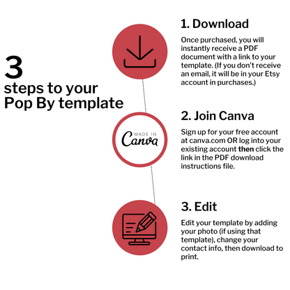Chain of Hearts Pop By- Instant Download