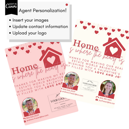 Home Hearts Pop By- Instant Download