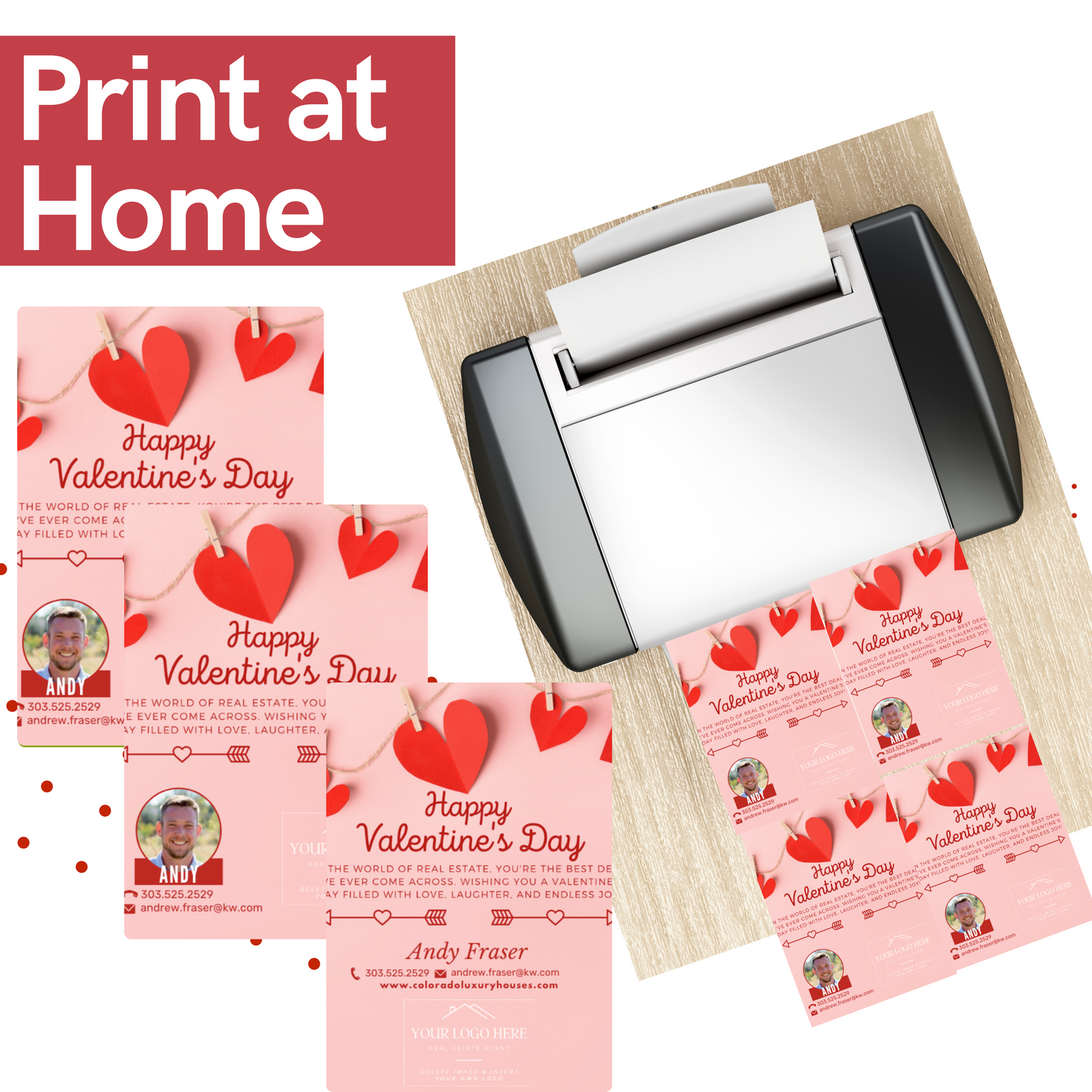 Chain of Hearts Pop By- Instant Download